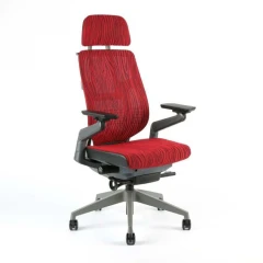 Kancelářská židle KARME MESH - A-09 červená