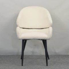 Jídelní židle, bílá/černá, SANAKO TYP 1