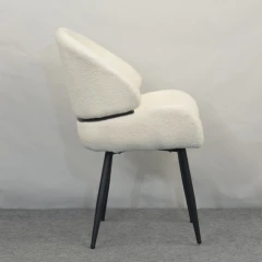 Jídelní židle, bílá/černá, SANAKO TYP 1