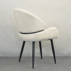 Jídelní židle, bílá/černá, SANAKO TYP 1