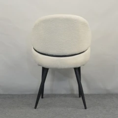 Jídelní židle, bílá/černá, SANAKO TYP 1