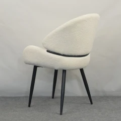 Jídelní židle, bílá/černá, SANAKO TYP 1