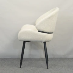 Jídelní židle, bílá/černá, SANAKO TYP 1