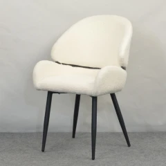 Jídelní židle, bílá/černá, SANAKO TYP 1