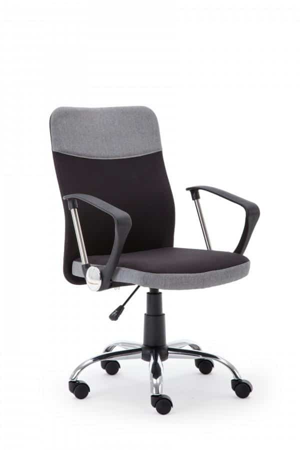 Levně Halmar Kancelářská židle Topic, černo-šedá