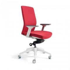 Kancelářská židle J2 WHITE BP - červená 202