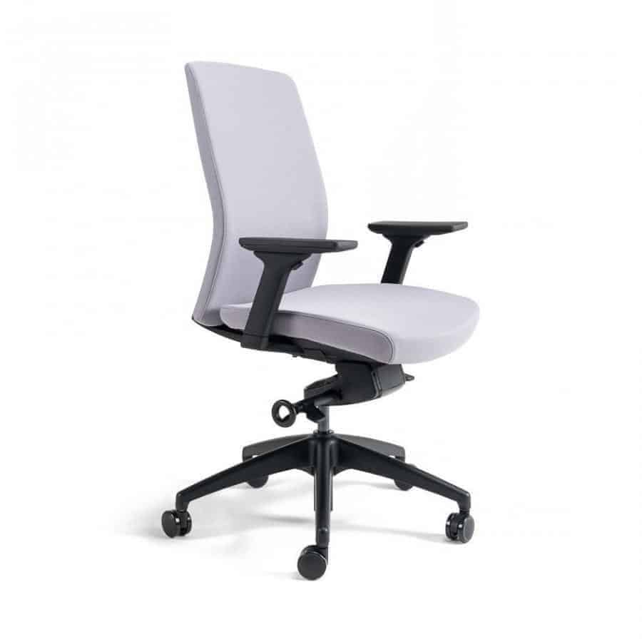 Levně Office Pro Kancelářská židle J2 BP černý plast - šedá 206