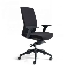 Kancelářská židle J2 BP černý plast - černá 201 č.1