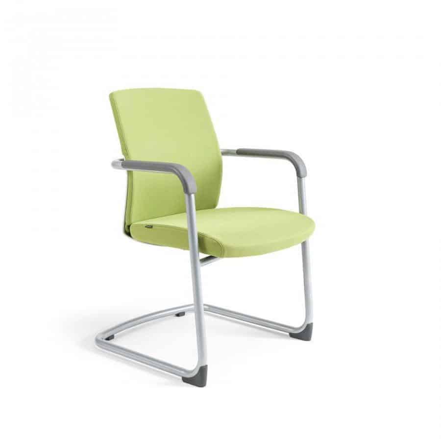 Levně Office Pro Jednací židle JCON WHITE - zelená 203