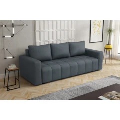 Rozkládací pohovka, šedá, MARIK