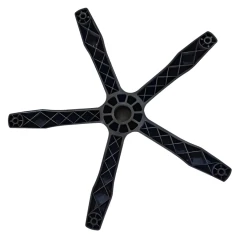 Základna, černá/šedá, poloměr 35 cm, ZÁKLADNA TYP 8