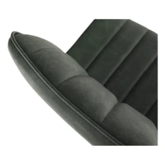 Židle, ekokůže zelená/černá, HAZAL