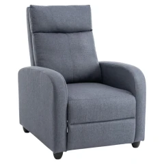 Relaxační křeslo, šedá, KRESO NEW