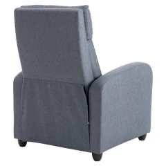 Relaxační křeslo, šedá, KRESO NEW