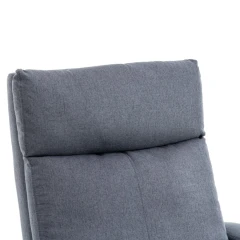 Relaxační křeslo, šedá, KRESO NEW