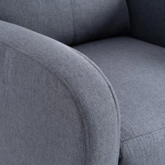 Relaxační křeslo, šedá, KRESO NEW