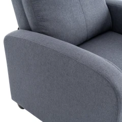 Relaxační křeslo, šedá, KRESO NEW