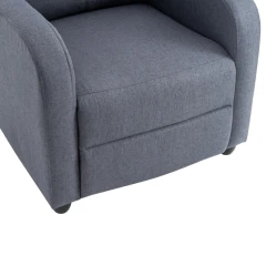 Relaxační křeslo, šedá, KRESO NEW