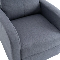 Relaxační křeslo, šedá, KRESO NEW