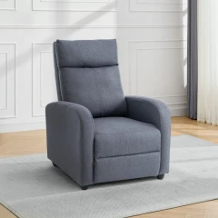 Relaxační křeslo, šedá, KRESO NEW