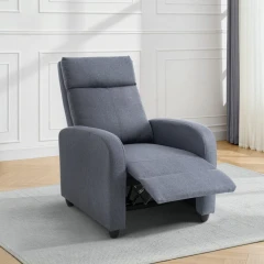 Relaxační křeslo, šedá, KRESO NEW