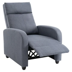 Relaxační křeslo, šedá, KRESO NEW