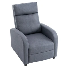 Relaxační křeslo, šedá, KRESO NEW