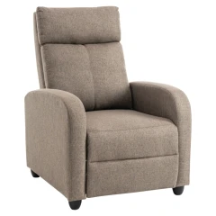 Relaxační křeslo, hnědá, KRESO NEW