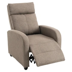 Relaxační křeslo, hnědá, KRESO NEW