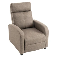 Relaxační křeslo, hnědá, KRESO NEW