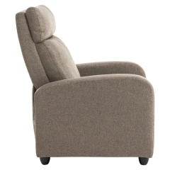 Relaxační křeslo, hnědá, KRESO NEW