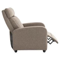 Relaxační křeslo, hnědá, KRESO NEW