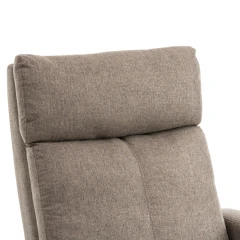 Relaxační křeslo, hnědá, KRESO NEW