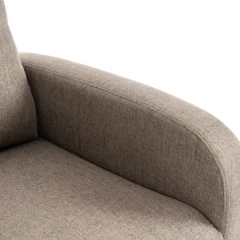 Relaxační křeslo, hnědá, KRESO NEW