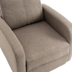 Relaxační křeslo, hnědá, KRESO NEW