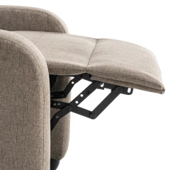 Relaxační křeslo, hnědá, KRESO NEW