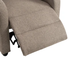 Relaxační křeslo, hnědá, KRESO NEW