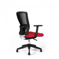 Kancelářská židle THEMIS BP - TD-14, červená č.7