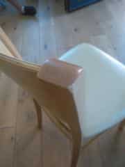 Jídelní židle Comfort koženka Maracaibo crema/buk - II. jakost č.5