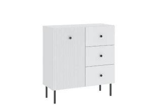 Obývací sestava ALMONTE bílá/černá