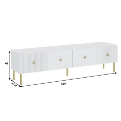 Obývací sestava ALMONTE bílá/černá