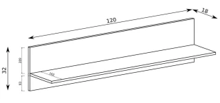 Obývací stěna ODEON kašmír