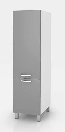 Vysoká kuchyňská skříňka Natanya SL60 bílý lesk