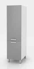 Vysoká kuchyňská skříňka Natanya SL60 šedý lesk