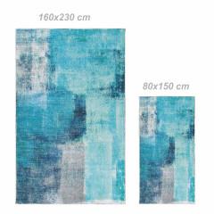 Koberec, modrošedá, 80x150, ESMARINA TYP 2