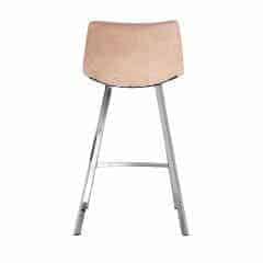 Barová židle, béžová látka s efektem broušené kůže, Deron