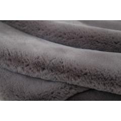 Kožešinová deka, šedá, 150x170, RABITA TYP 3