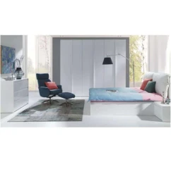2x noční stolek, bílá / extra vysoký lesk HG, ITALIA