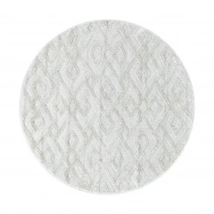 Ayyildiz kusový koberec Pisa 4708 Cream kruh