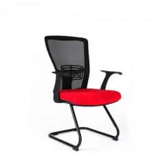 Jednací židle THEMIS MEETING - TD-14, červená